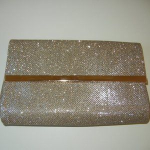 Bare Minerals Evening Gold Sparkle Clutch Bag